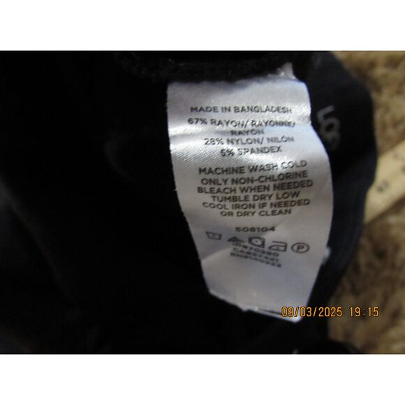 Loft Outlet size m leggings black fall winter stretchy pants - Picture 8 of 8